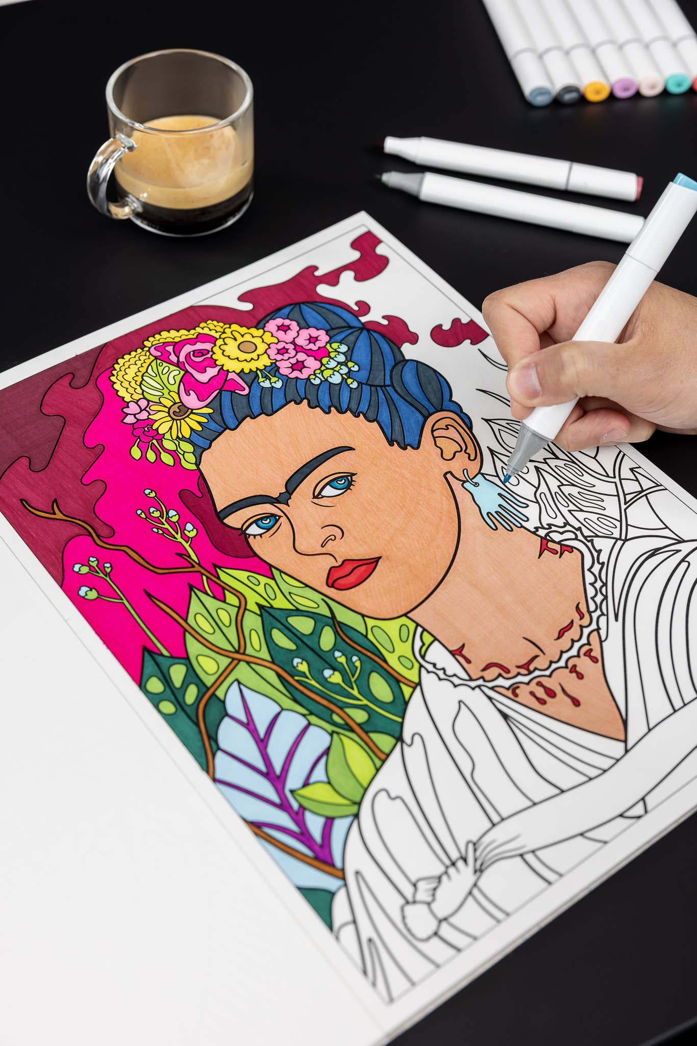 Coloring Book - Frida Kahlo