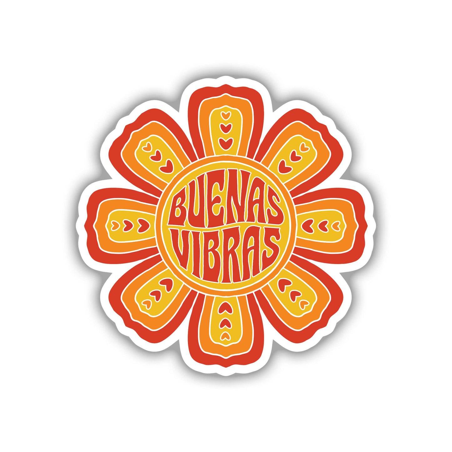 Buenas Vibras Retro Mexican Sticker