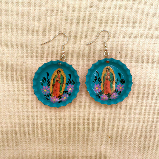 V. Guadalupe Bottlecap Earrings